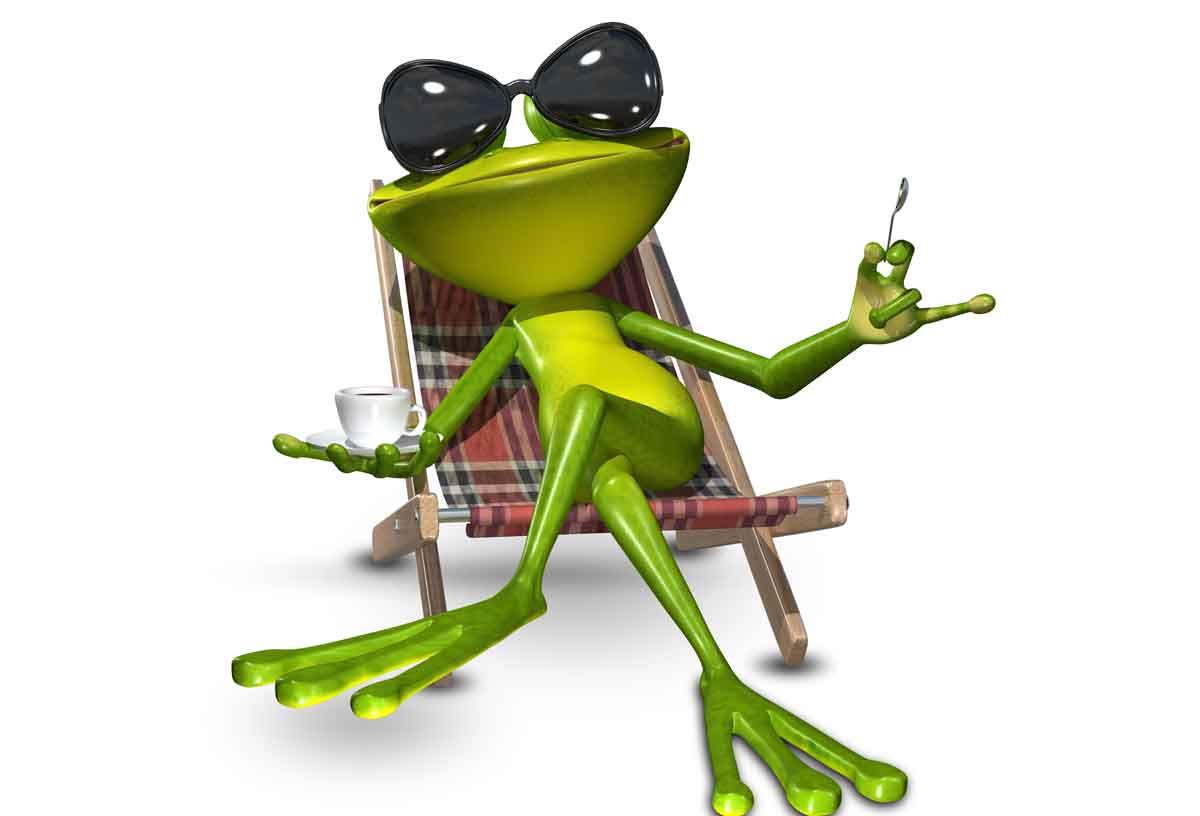 Warum Kermit der Frosch Linkshänder ist