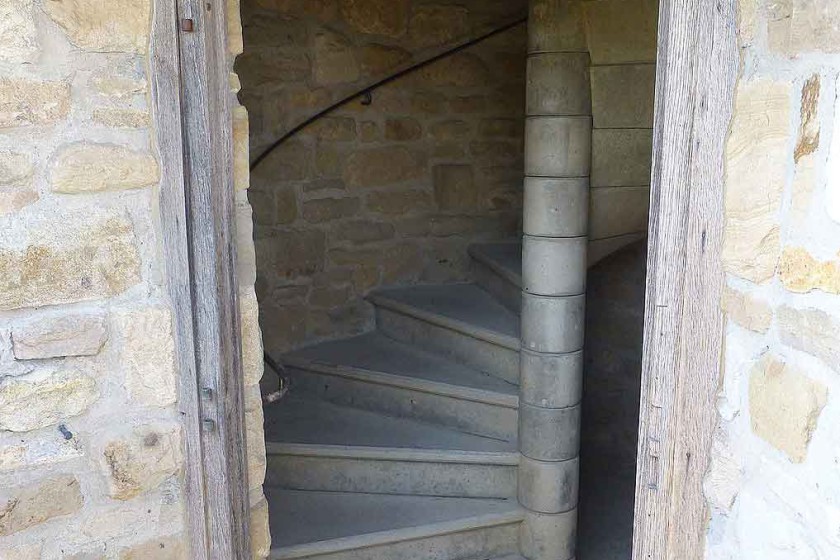 Wendeltreppe im Uhrzeigersinn - Wartbergturm Alzey